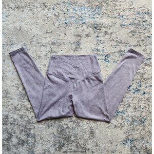 Offline by Aerie Women's Size Medium Purple Textured‎ Athletic Workout Leggings